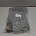 Winter Hats Scarf Set for Men Touchscreen Gloves Warm Knit Beanie Hat Scarves with Fleece Lined Cap (White/Black)