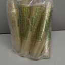 Byvivace 500Counts 1OZ. Disposable Shot Glasses Hard Plastic Shot Cups Gold Glitter Mini Shot Glasses for Tequila, Jello Shots, Liquor, 1Ounce Small Cup for Sauce, Dips, Shot Cups for Party