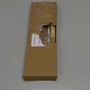 Brushed Gold Cabinet Pulls Square Dresser Handles, 5 Inch / 128mm Hole to Hole Cabinet Handles Stainless Steel Cabinet Hardware, Kitchen Drawer Pulls for Cupboard Wardrobe Vanity