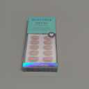 BTArtbox Press On Nails Oval - Soft Gel Press on Nails Oval Nails Fake Nail with Nail Glue, Fit Perfectly, Reusable Glue On Nails in 16 Sizes, Taro Milkshake