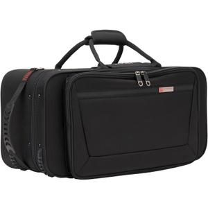 Protec Trumpet Rectangular PRO PAC Case with Mute Storage Compartment, Model PB301 Black