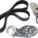 Fan Tensioner Set 21714847 20582558 and Belt 20582557 for Volvo Engine D13