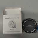 UV Toothbrush Sanitizer Holder, Toothbrush Sanitizer and Holder Cover Caps with Fan Drying, Rechargeable Portable Toothbrush Cleaner Case Fits Most Electric and Manual Toothbrushes (Black)