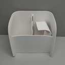 Ubbi Tabletop Diaper Caddy, Diaper Storage, Caddy Organizer, Stores Baby Diapers, Wipes & Baby Accessories, White