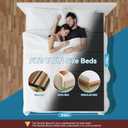 Bunkie Board Twin Size 38"x75" Bed Boards for Under Mattress - Heavy Duty Reinforced Wood Support Board with Anti-Sag Design, Fits Metal Frames/Platform Beds/Sleeper Sofas