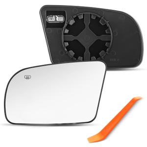 Compatible with Nissan Altima Coupe Driver Side Mirror, 2008 2009 2010 2011 2012 2013, Left Side Mirrors Replacement Glass with Backing Plate, Power Heated, Not for Nissan Altima