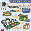 Magnetic Tiles - Road Set, Magnetic Building Blocks, Preschool Montessori Toys Gift for 3+ Year Old Boys and Girls, Sensory Christmas Toys for Kids Aged 3-5 and 4-8, Ideas for Toddler with Autism