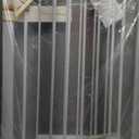 Cumbor 36" Extra Tall Baby Gate for Dogs and Kids with Wide 2-Way Door, 29.7"- 46" Width, and Auto Close Personal Safety for Babies and Pets, Fits Doorways, Stairs, and Entryways, White
