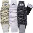 Pet Parents Washable Belly Bands for Male Dogs (3pack) + Extendrs of Durable Dog Diapers Male, Premium Male Dog Diapers & Dog Wraps (X-Large, Camo)