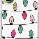 Colorful Christmas Lights Phone Case Compatible with iPhone 17, Christmas Holiday Phone Cover for iPhone 17