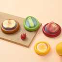 Silicone Avocado Saver - Set of 4 Reusable Storage Containers for Fridge - Ideal for Onions Lemons Tomato and Potatoes More