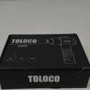 TOLOCO Massage Gun, Deep Tissue Back Massage for Athletes for Pain Relief, Percussion Massager with 10 Massages Heads & Silent Brushless Motor, Gifts for Fathers Day, Black