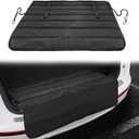Universal Foldable Car Trunk Bumper Guard Mat Rear Bumper Protector, SUV Cargo Liner Floor Mat Liner Floor Mat Prevent Scratches, 31.4 x 25.2 Inch