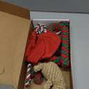 Sadnyy Christmas Dog Rope Toys Gingerbread Man Reindeer Puppy Chew Xmas Toys Set Interactive Dog Stocking Stuffers, Tough for Puppy Small Medium Gifts Pet Playing Teething Cleaning