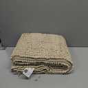 GORILLA GRIP Bath Rug Mat 54x24, Thick Absorbent Chenille, Quick Dry Microfiber Mats, Rubber Backing Washable Shower Floor Rugs, Bathmat Runner, US Designed Bathroom Home Decor Accessories Gray Beige