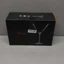 Handblown Crystal Martini Glasses Set of 3-9.5 oz Coupe Glass Set with Stem - Elegant Cocktail Glasses for Bar, Margarita, Cosmopolitan, Manhattan, Gimlet - Unique Gift for Mother’s Day