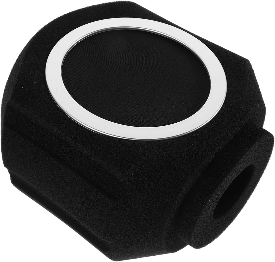 TOYANDONA Soundproofing Enclosure for Recording Equipment Sponge Cover Microphone Pop Filter Recording Booth High Fidelity Sound Absorption