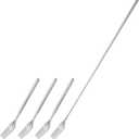 4 Pcs Extendable Forks,Stainless Steel Fork Long Cutlery Retractable Cutlery Fork Extensions, For Dinner Pasta Dessert Salad Fruit Dessert 9 To 25.4 Long