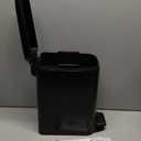 Cesun Small Bathroom Trash Can with Lid Soft Close, Step Pedal, 6 Liter / 1.6 Gallon Stainless Steel Garbage Can with Removable Inner Bucket, Anti-Fingerprint Finish (Matt Black)