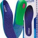 Heavy Duty Orthotic Insoles for Men & Women (220+ lbs) - Extra Strong High Arch Support for Plantar Fasciitis Relief, Flat Feet, Heel Pain - Shock Absorbing Shoe Inserts for Work Boots & Sneakers