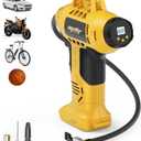 Tire Inflator Portable Air Compressor Compatible with Dewalt 20v Max Battery (TOOL ONLY), 160PSI Auto Shut-off Pump, Digital Pressure Gauge, Emergency LED Light, Auto Accessories for Car Bicycle Ball