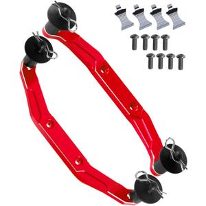 RC Body Mount Upgrades Part for 1/10 Slash 4x4 VXL,Aluminum Front & Rear Body Mounts with Body Posts Hops Up,Red