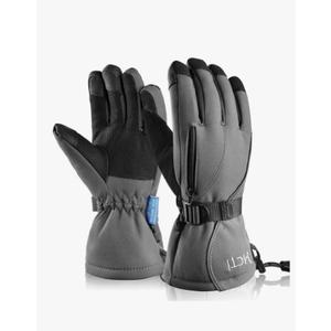 MCTi Waterproof Mens Ski Gloves Winter Warm 3M Thinsulate Snowboard Snowmobile Cold Weather Gloves (L-XL)