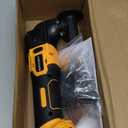 Oscillating Multi-Tool Kit Compatible With DEWALT 20V Battery,Cordless Oscillating Tools With Brushless Motor,6 Speed,22PCS Accessories,4 Oscillation Angle for Cutting/Grinding/Sanding(Tool Only) (Yellow)