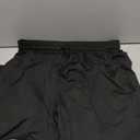 TARSE Women's Capri Yoga Pants Loose Soft Drawstring Workout Sweatpants Causal Lounge Pants with Pockets (Black, XL)