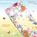 for Google Pixel 9A Case 5G Flowers Slim Anti-Drop Shockproof Protective Soft Shockproof Clear Phone Protective Covers 6.285 Inch for Women?Pink Romance?