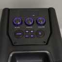 VeGue Karaoke Machine, Wireless Bluetooth PA System for Adults & Kids with Dual 8'' Subwoofers, 2 UHF Wireless Mics, Colorful LED Lights, Ideal for Home Karaoke, Party, Stage Performance (VS-0808)