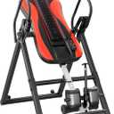 YOLEO Inversion Table Training Equipment Massage & Heat Inversion Table ITM280 Back Pain Relief Equipment w/Remote Control, Reversible Ankle Holders, Heavy Duty up to 320lbs