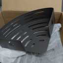 VOLPONE Corner Shower Shelf Suction Cup Shower Caddy Corner No Drilling Bathroom Shower Organizer Storage Rack Adhesive with Towel Bar (3-Pack, Gray)