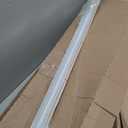 M-D Building Products 06403 36 in. White Aluminum U-Shape Screw-on Under Door Seal