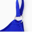 PATPAT Family Matching Summer Swimwear, Women and Girl One-Piece Swimsuit, Men and Boy Swim Trunks (Blue, M)