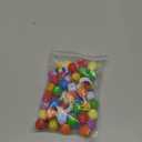 54Pcs Autism Awareness Silicone Bead Autism Cube Letter Rubber Beads Rainbow Heart Puzzle Silicone Beads for Pens Jewelry Making Keychain Lanyard DIY Crafts (Mix Sizes)