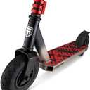 Mongoose Tread Kids and Adult Freestyle Dirt Scooter, 200mm Big Air Filled Tires, Great for Dirt and Gravel, Ages 8 Years and Up, Max Rider Weight 220 Pounds