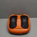 Power Legs Electric Foot Massager Machine with Remote Control, Adjustable Speed, Vibration - Calf Massager - Feet Massager for Neuropathy Pain Relief, Plantar Fasciitis, Leg Blood Circulation (Orange)