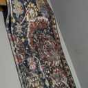 RUGSURE Washable Area Rugs - Perfect for Living Room, Bedroom, Kids Room, Nursery - Stain & Water Resistant Non-Slip, Pet & Child Friendly, Vintage Tribal Area Rugs (Rust, 2'6'' x 8')