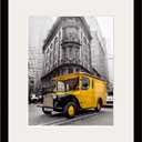 Art Emotion 16x20 Solid Wood Picture Frame in Black (Handmade Finishing Seamless Surface), Real Tempered GlassDisplayPictures11x14 with Mat or 16x20 Without Mat, Wall Hanging Poster Frame