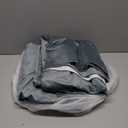 RYB HOME Stone Blue Velvet Curtains 96 inches - Blackout Curtains for Bedroom Thermal Insulated Noise Reducing Soft Luxury Window Decor for Living Room, W52 x L96 inches, 2 Panels