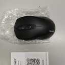 TECKNET Bluetooth Mouse, 4000DPI Wireless Mice for Laptop 2-in-1(BT 5.0/3.0+2.4Ghz) Computer Portable PC Mouse Wireless with USB Receiver for Mac (USB-A+Bluetooth, Black)