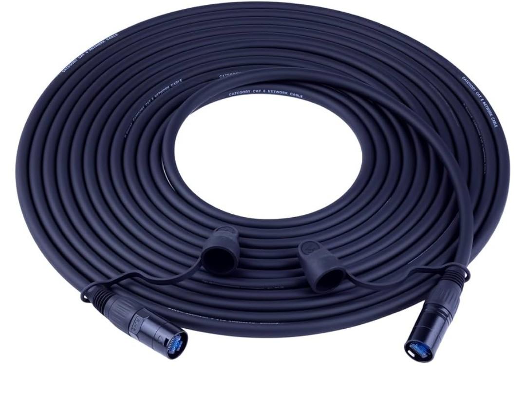 Toronce Professional CAT6 Ethercon RJ45 Cable Both Ends with Shielded Connectors