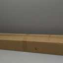 Behind The Door Bookshelf, Wooden Kids Bookshelf 6-Tier Organizer for Books and Toy Storage Wall Mount for Adult Space-Saving Book Shelf in Bedroom, Living Room, Playroom Wood (23.4"Wx3.9"Dx69.9"H)