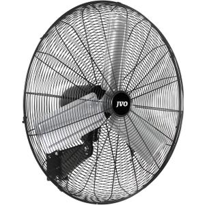JVO 30 Inch Oscillating Wall Mount Fan, High Velocity Wall Fan with 9500 CFM, 2 Speeds Heavy Duty Industrial Wall Mounted Fan For Outdoor Indoor, Patios, Garage, Shop, Commercial