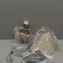 11" Small Mini Wicker Table Lamp, Dimmable Rattan Bamboo Lamp with Off-White Fabric Shade, Boho Accent Light for Nightstand, Nursery, Small Spaces, Kitchen Counter, Bookshelf