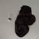 Clip in Synthetic Hair Extensions Long Wavy 4PCS Thick Natural & Soft Hairpieces Dark Brown Synthetic Hair Extensions 20 Inch for Women