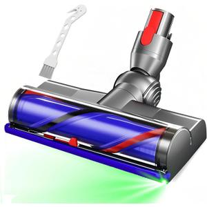 Vacuum Head Replacement for V7 V10 V11 V15 Cordless Vacuums, Quick Release Direct Drive with LED Headlights for Hardwood Floors & Carpets