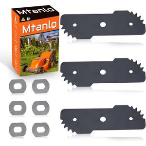3 Pack 7-1/2" EB-007 Heavy-Duty Replacement Edger Blades For Black & Decker LE750, LE710, LE760, LE760FF, EH1000 & For Craftsman CMEED400