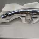 Universal 4" to 6" Exhaust Elbow Pipe with Steel Clamp - Silver Chrome or Black Painted for Car, Truck & Diesel